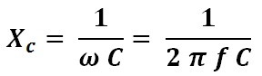 Capacitive Reactance Calculation and Formula