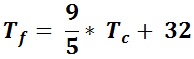 Celsius to Fahrenheit Conversion Formula