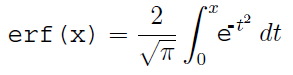 Error function formula to estimate relative precision of an approximation