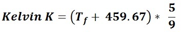 Fahrenheit to Kelvin Conversion Formula