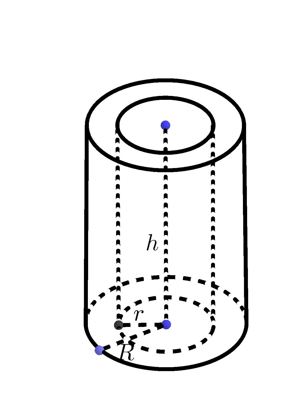 formula to find the volume of a Pipe