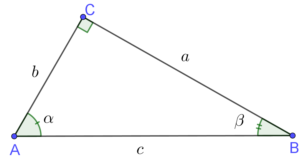 formula to find the unknown side of a right triangle