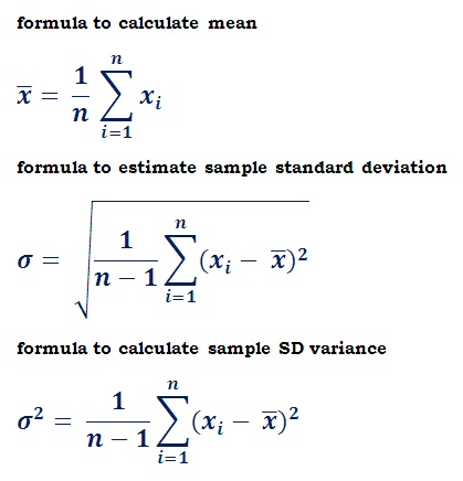 Probability And Statistics Formulas Reference