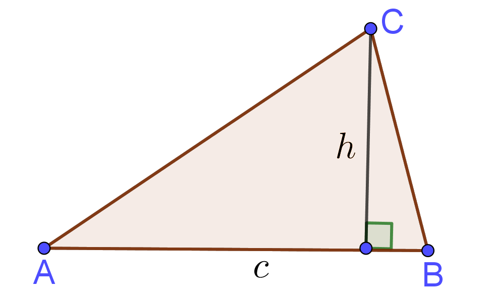 formula to find Triangle area